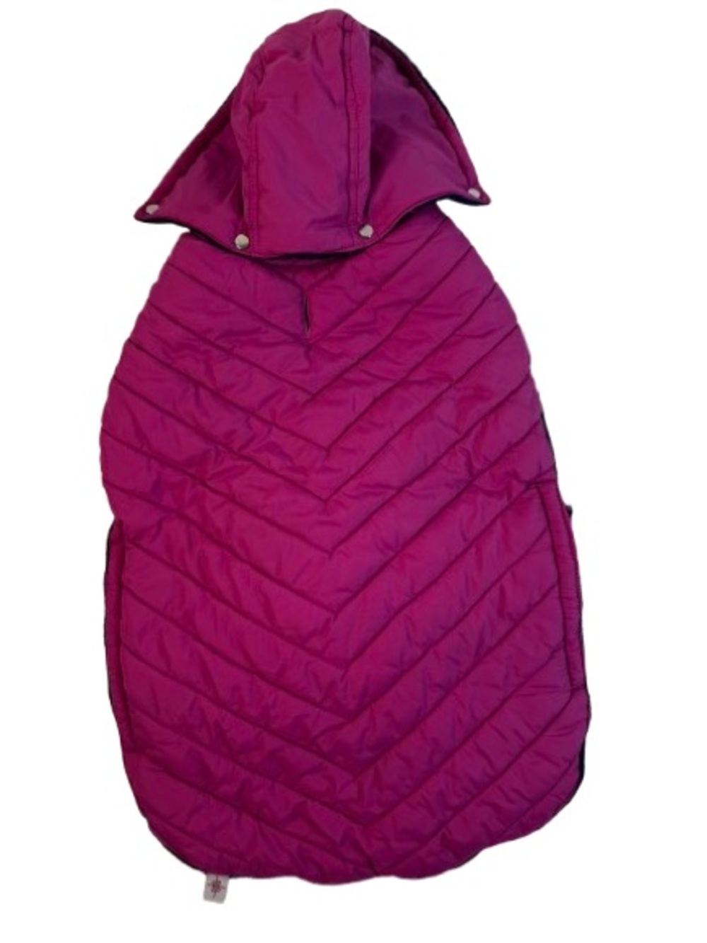 Magenta Quilted Dog Coat